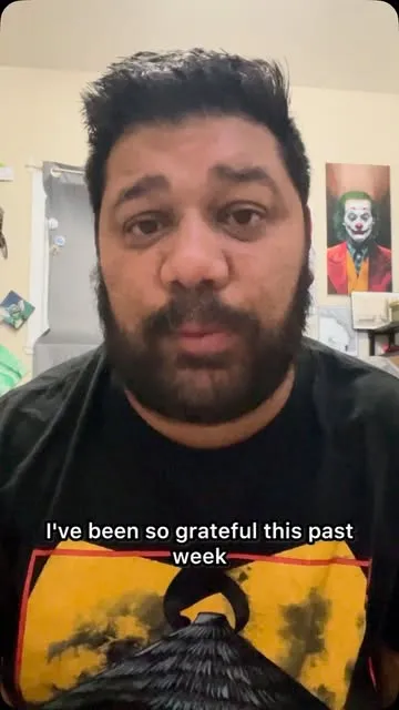 Video by Oscar Goldman on July 02, 2026. May be a selfie of one or more people, beard and text that says '' been vebeensogratefulthispast so grateful this past week'.